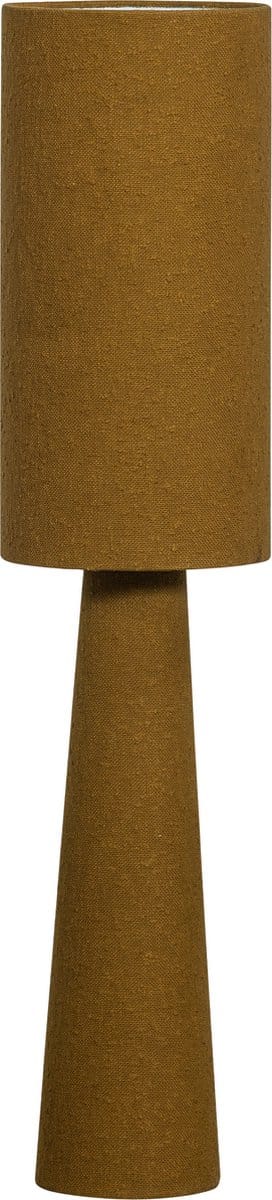 WOOOD Loft Vloerlamp - Metaal/Bouclé - Tapenade - 130xØ30 cm