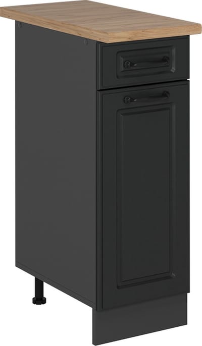 Vicco R-Line Keukenonderkast – 30 cm, WB Eik Antraciet landhuis