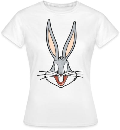 Looney Tunes Bugs Bunny Distressed T-Shirt Dames