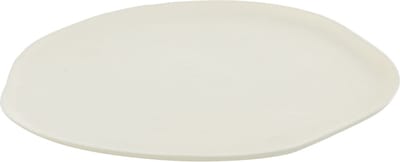 J-Line plateau Rond - dienblad - metaal - wit - small