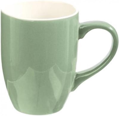 5Five Koffiemokken Colorama - 1x stuks - Keramiek - mintgroen - 380 ml - 9 x 11 cm