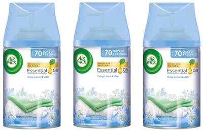 Air Wick Navullingen Crisp linen & Lilac 3 x 250 ml