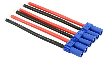 Dailygoody - EC5 Connector - 3pcs - Hoogwaardige Adapter - 12awg - Flexibele Draad - Voor Custom Toepassingen - 10cm
