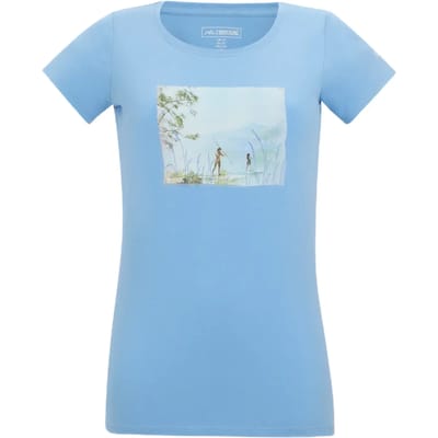 Dames T-shirt met korte mouwen en grafische print