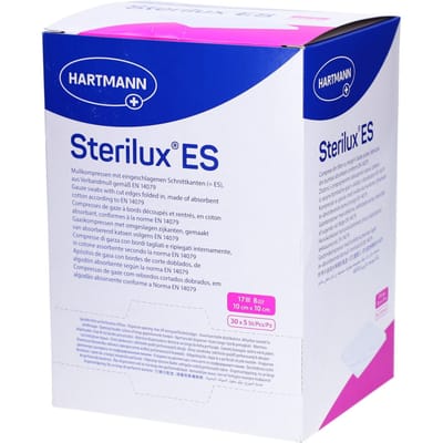 Hartmann Sterilux ES Steriel Kompres 8 Lagen 10 x 10cm 400860 5 Compressen
