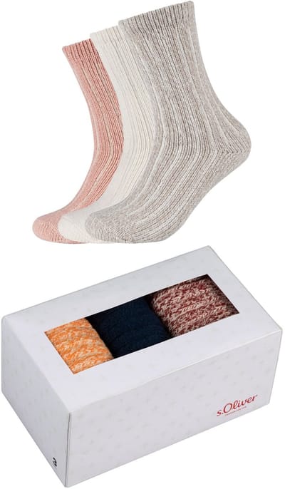 s.Oliver, unisex, duurzaam, Hygge Socks, 2 paar, sokken, katoen, comfort, verantwoordelijkheid, unisex-ontwerp, mode