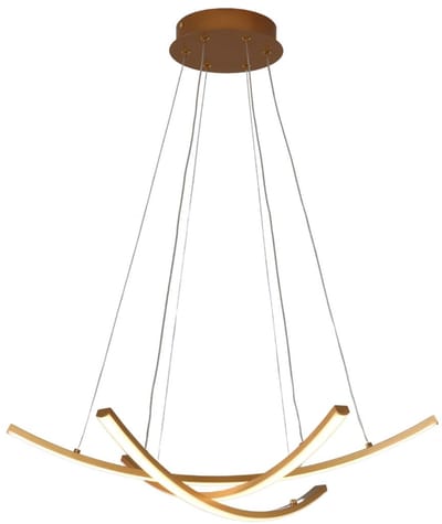 Kosilum - Heidi - Hanglamp - Goud/Messing - Aluminium en siliconen