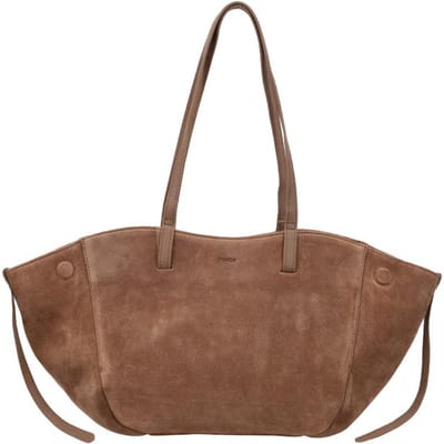 DSTRCT Portland Road Medium Schoudertas Dames - Leer - Taupe