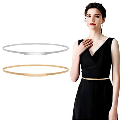 carmdering - Luxe Ceintuur voor Dames - Goud & Zilver - Omslagriem - Jurk Accessoire - Verstelbaar