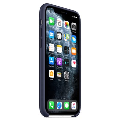 Silicone Backcover voor de Apple iPhone 11 Pro - Midnight Blue