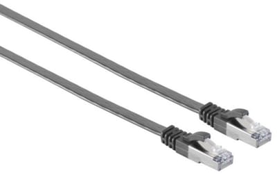 UFTP CAT7 platte netwerkkabel | PVC | zwart | 10 meter