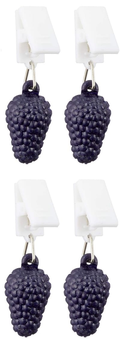 Dailygoods- Tafelkleedgewichten Set van 4 - Tafelkleedhouderset - Metalen Clips - Decoratief - Functioneel - Ideaal voor buitengebruik - Tafelkleedhouders