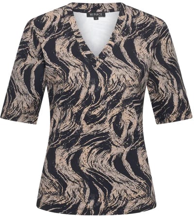 MI PIACE - Travel T-shirt Print Swirly 202271 Falcon - Maat : XS