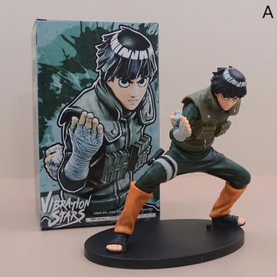 16cm Naruto Anime Figuur Rock Lee Hyuuga Hinata Roubu Dubbele Leeuw Vechten Actie Figuur Verzameling Model Poppen speelgoed hobbie No Box gray