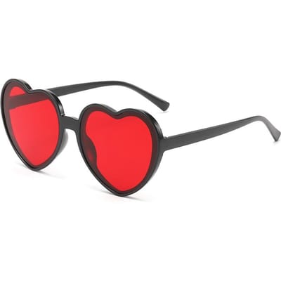 Schattige UV 400 Bescherming Hartvormige Zonnebril Cosplay Halloween Feest Bril Zomer Strand Zonnebrillen voor Vrouwen