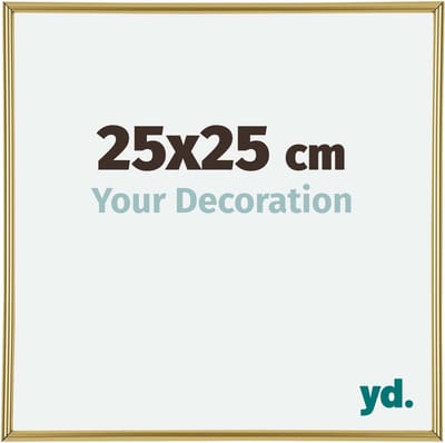 Your Decoration - Fotolijst 25x25 cm - Kunststof - Goud - Annecy