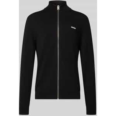 Regular fit gebreid jack van puur katoen model 'SAN JACOMO'