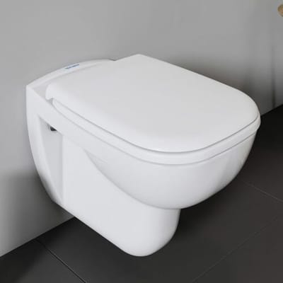 Duravit D-Code wall-mounted WC washdown flush toilet