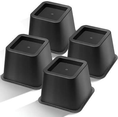 4 Stuks Meubelverhogers - Verhoogde Bedden, Stoelen en Tafel Blokken voor Gemak en Comfort