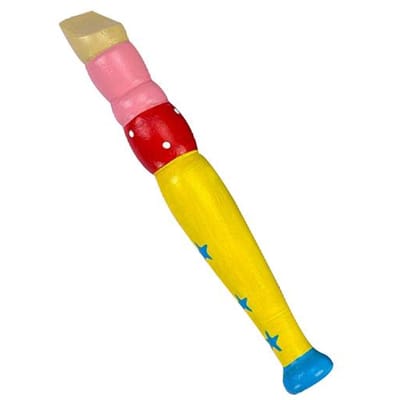 Kleurrijke Houten Fluit Muziekinstrument Trompet Bugel Toeter Kinderen Educatief Muziekspeelgoed voor Kinderen