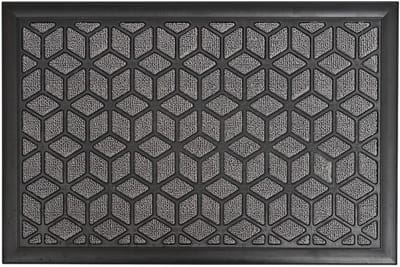 Luance Deurmat - Long Island - grijs - rubber / kunststof - rechthoekig - 40 x 60 cm
