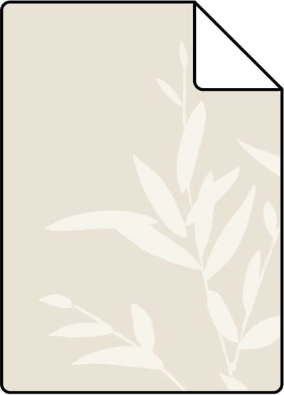 Proefstaal Origin Wallcoverings behang bamboe gebroken wit - 26,5 x 21 cm - 345750-S