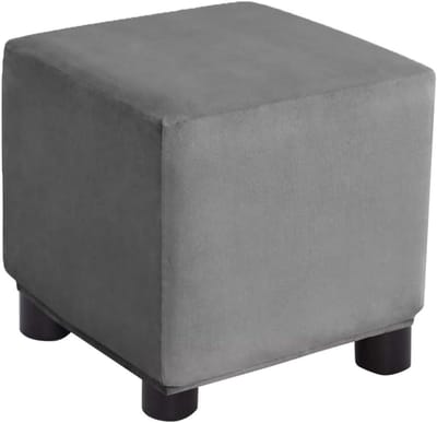 Voetenbank Hoezen - Poef Overtrek - Meubels Beschermen - Elastische Pasvorm - 60x60x45cm - Color 5