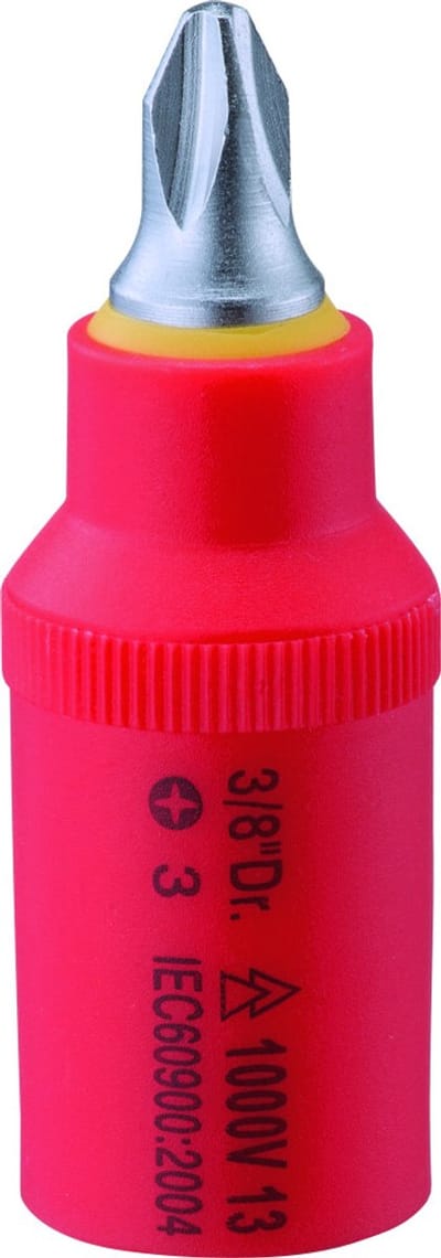3/8'' Phillips Dop/bit, geïsoleerd 1000V