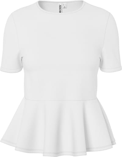 PIECES - PCALISA SS PEPLUM TOP JRS NOOS BC - Meisjes - Blouses
