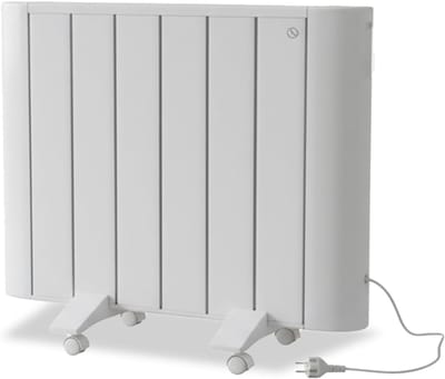 Elektrische Radiator - Verwarming - Comfort Thuis - Duurzaam Aluminium - Draagbaar Wandmontage - Wit