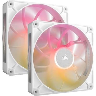 Corsair iCUE LINK RX140 MAX RGB (2-pack) - Case ventilator - 140mm - Zwart met RGB-licht - 36 dBA