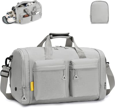 Vouwbare Reistas met Schoencompartiment - Lichtgewicht Sporttas voor Weekenduitstapjes, Fitness en Reizen - 30L Handbagage voor Mannen en Vrouwen