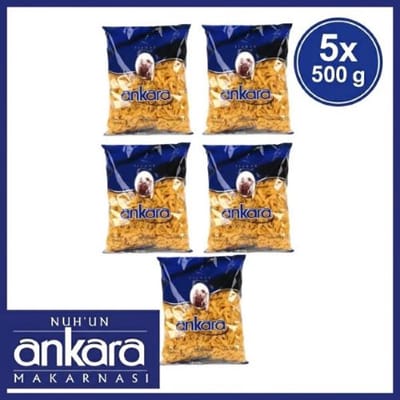 Nuhun Ankara Strikjes Pasta (Fiyonk Makarna) 5x500g