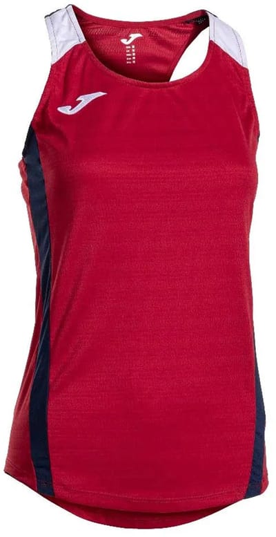 Joma Montreal Mouwloos T-shirt Rood 2XL Vrouw