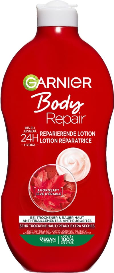 Garnier Body Repair Herstellende Lotion - Hydrateert tot 24 uur Lang - voor de ruwe droge huid - 400ml