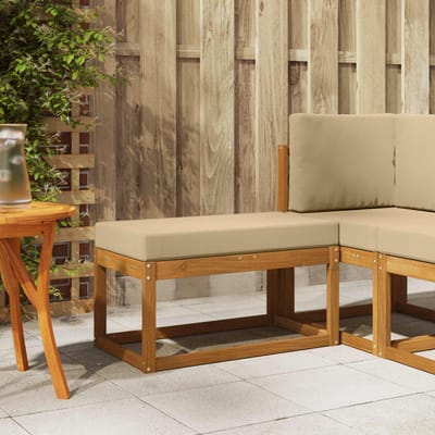 vidaXL - Buitenstoel - Bank - Massief - Acacia - Hout - Naturel