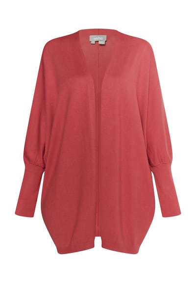 usha Gebreid vest Dames Vintage rood