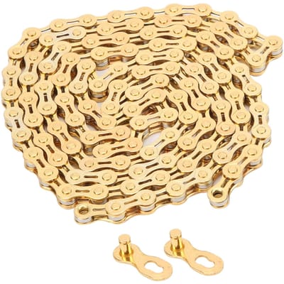 VG Sports 8-speed mountainbike van hoogwaardig staal, lichtgewicht, semi-holle ketting met 116 schakels beige