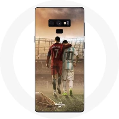 Samsung Galaxy Note 9 hoesje cristiano ronaldo messi geit
