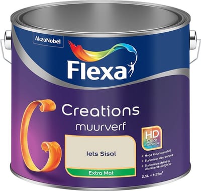 Flexa - Creations Muurverf Extra Mat - Iets Sisal - Mengverf - 2,5 L