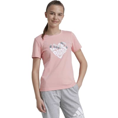 Adidas Sportswear Xpress Street Jam Graphic T-shirt Maat: 128 | T-Shirts Outlet | Unisex | Roze