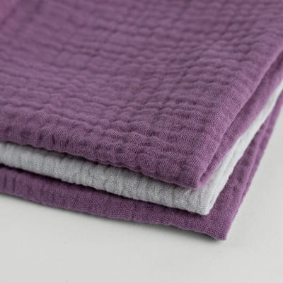 Mousseline katoenen herbruikbare zakdoek - Combipack Meisje 1