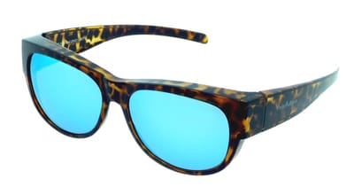 Polar Specs® Overzet Zonnebril PS5097 – Havana Bruin – Polariserend Olie Blauw standaard Cat.3 – Medium – Dames