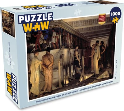 Puzzel Phidias Showing the Frieze of the Parthenon to his Friends - Lawrence Alma Tadema - Legpuzzel - Puzzel 1000 stukjes volwassenen