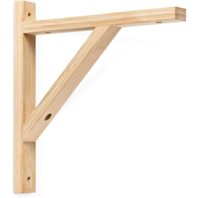 Home Sweet Home - Wandhaak Angle - voor muur hanglamp - haak gemaakt van hout - 30/3/30cm - maak je eigen unieke lamp
