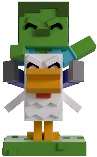 Youtooz Minecraft Vinyl Figure Chicken Jockey 12 cm Beeld