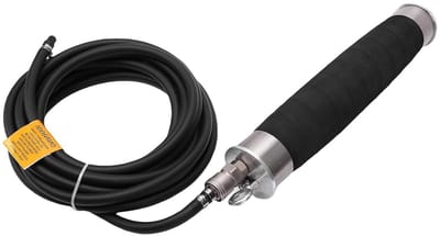 Opblaasbare Buisstekker - Riooltest Stop - Lekpreventie Bouwplaats - Sterk Rubber Materiaal - 41x6.5cm - Zwart