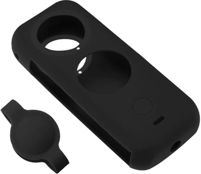 Dailygoods- Lenscap Vervanging - Body Cover Protector - Compatibel met Insta 360 ONE X2 - Siliconen - Lichtgewicht - Bescherming tegen krassen - Camera Hoes