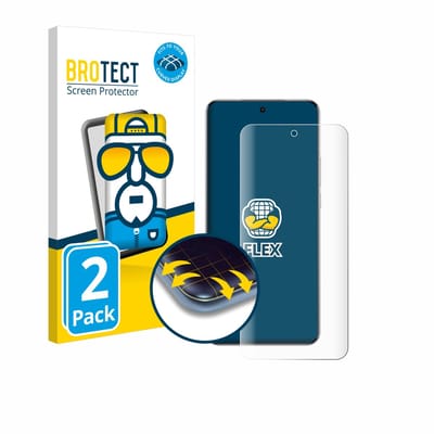 BROTECT - Screenprotector voor Xiaomi 15 Ultra - Folie Beschermfolie transparant volledig dekking - 2 Stuks