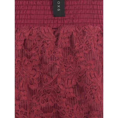 LOOXS 10sixteen Meisjes rok - Maat 122/128 in de kleur rood van 90% Nylon 10% Spandex - 2631-5729-279